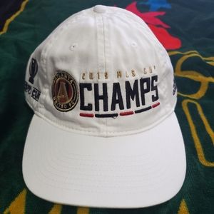 2018 MLS Atlanta United Champions white hat soccer football slouch